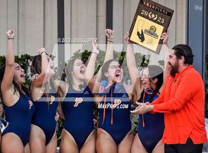 Thumbnail 3 in Rosary Academy vs. Polytechnic (CIF SS DIV 5 Championship) photogallery.