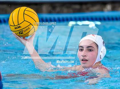 Thumbnail 2 in Rosary Academy vs. Polytechnic (CIF SS DIV 5 Championship) photogallery.