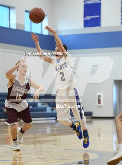 Thumbnail 1 in Blanco vs Lutheran (Ro-Hawk BB Tournament) photogallery.
