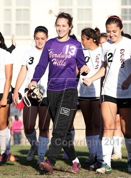Thumbnail 1 in Verdugo Hills vs. Robert F. Kennedy Community (CIF L.A. City Section D2 Semifinal) photogallery.