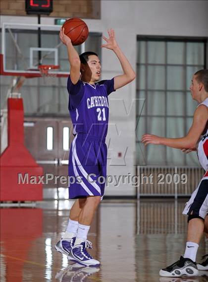 Thumbnail 1 in Cathedral vs. Yale-Canada (MaxPreps Holiday Classic) photogallery.
