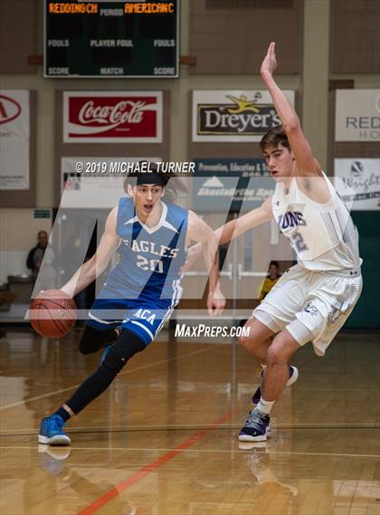 Thumbnail 1 in Redding Christian vs. American Christian Academy (NSCIF D6 Final) photogallery.
