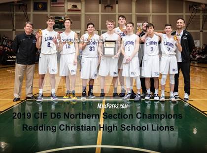 Thumbnail 2 in Redding Christian vs. American Christian Academy (NSCIF D6 Final) photogallery.