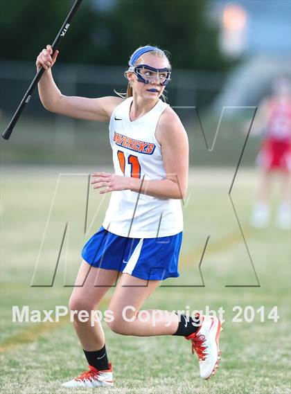 Thumbnail 3 in Marvin Ridge vs Charlotte Catholic photogallery.