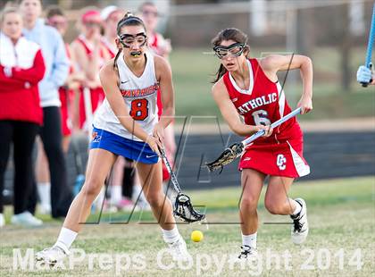 Thumbnail 3 in Marvin Ridge vs Charlotte Catholic photogallery.