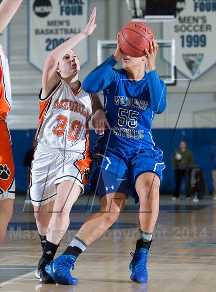 Thumbnail 3 in Wildwood Catholic vs Middle Township (Cape-Atlantic League Tournament Final) photogallery.