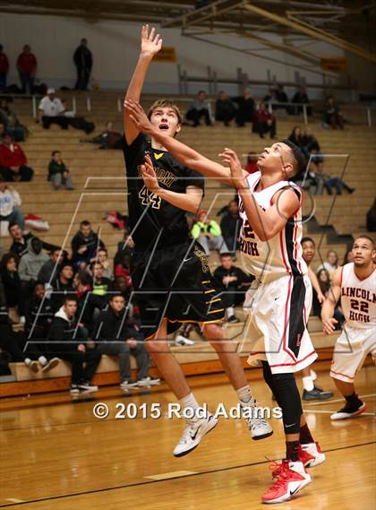 Thumbnail 1 in Fremont vs. Lincoln (Heartland Athletic Conference Tournament) photogallery.