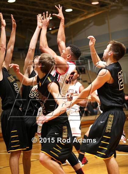 Thumbnail 1 in Fremont vs. Lincoln (Heartland Athletic Conference Tournament) photogallery.
