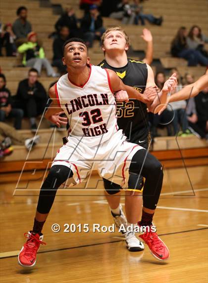 Thumbnail 1 in Fremont vs. Lincoln (Heartland Athletic Conference Tournament) photogallery.