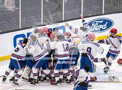 Thumbnail 2 in Canton vs Tewksbury Memorial (MIAA Division 2 State Final) photogallery.