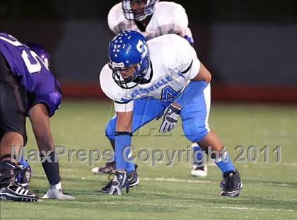 Thumbnail 3 in Lincoln vs. Seagoville (4A Division 2 Region 2 Bi-District) photogallery.