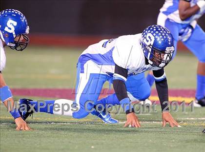Thumbnail 2 in Lincoln vs. Seagoville (4A Division 2 Region 2 Bi-District) photogallery.