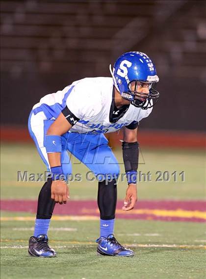 Thumbnail 1 in Lincoln vs. Seagoville (4A Division 2 Region 2 Bi-District) photogallery.