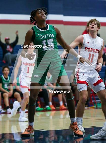 Thumbnail 3 in Tatum @ Ponder (Hardin-Jefferson Tournament) photogallery.