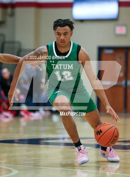 Thumbnail 3 in Tatum @ Ponder (Hardin-Jefferson Tournament) photogallery.