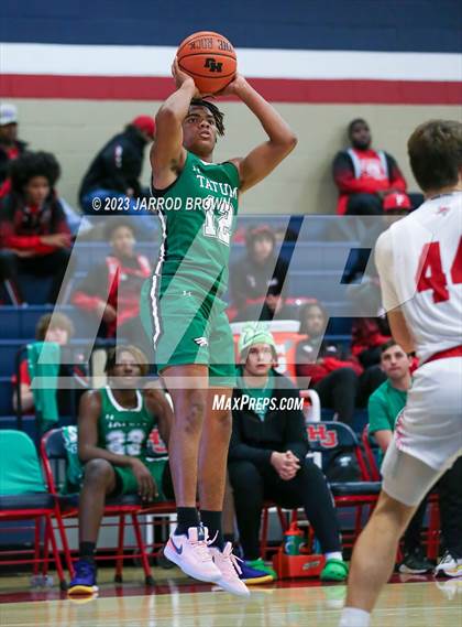 Thumbnail 3 in Tatum @ Ponder (Hardin-Jefferson Tournament) photogallery.