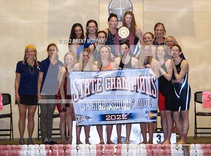 Thumbnail 2 in CHSAA 3A Girls Swim - State Championship photogallery.