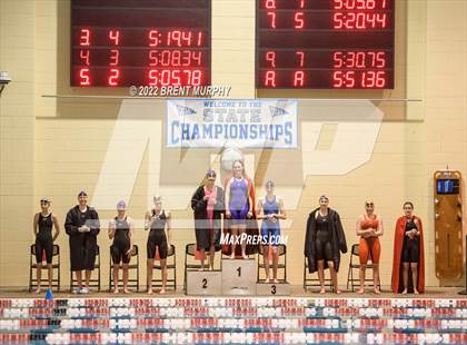 Thumbnail 1 in CHSAA 3A Girls Swim - State Championship photogallery.