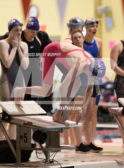 Thumbnail 1 in CHSAA 3A Girls Swim - State Championship photogallery.