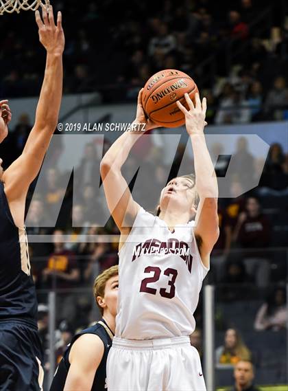 Thumbnail 1 in Pittsford-Mendon vs. Pittsford-Sutherland (Section 5 Class A Regional Qualifier) photogallery.