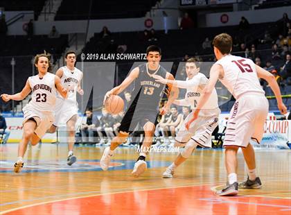 Thumbnail 1 in Pittsford-Mendon vs. Pittsford-Sutherland (Section 5 Class A Regional Qualifier) photogallery.