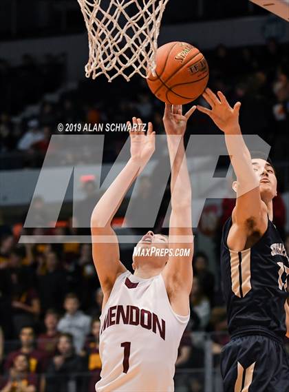 Thumbnail 2 in Pittsford-Mendon vs. Pittsford-Sutherland (Section 5 Class A Regional Qualifier) photogallery.