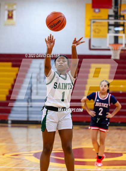 Thumbnail 1 in Justice vs St. Stephen's & St. Agnes (Cougar Holiday Classic) photogallery.