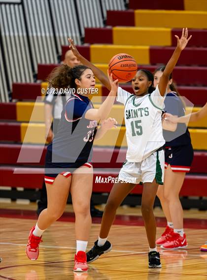 Thumbnail 2 in Justice vs St. Stephen's & St. Agnes (Cougar Holiday Classic) photogallery.