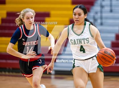 Thumbnail 2 in Justice vs St. Stephen's & St. Agnes (Cougar Holiday Classic) photogallery.