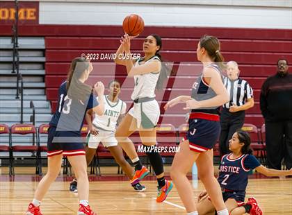 Thumbnail 3 in Justice vs St. Stephen's & St. Agnes (Cougar Holiday Classic) photogallery.