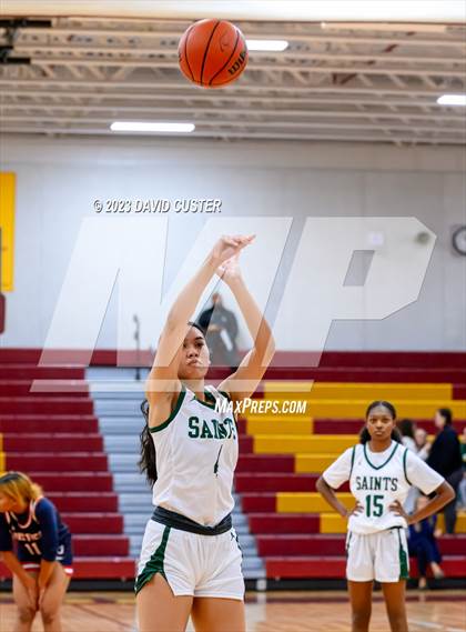 Thumbnail 3 in Justice vs St. Stephen's & St. Agnes (Cougar Holiday Classic) photogallery.