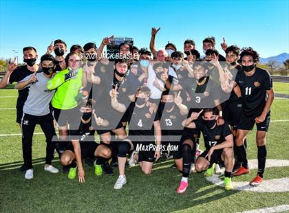 Thumbnail 1 in Salpointe Catholic vs. Walden Grove (AIA 4A Final Trophy Ceremony) photogallery.
