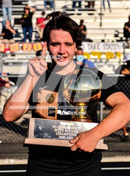 Thumbnail 3 in Salpointe Catholic vs. Walden Grove (AIA 4A Final Trophy Ceremony) photogallery.