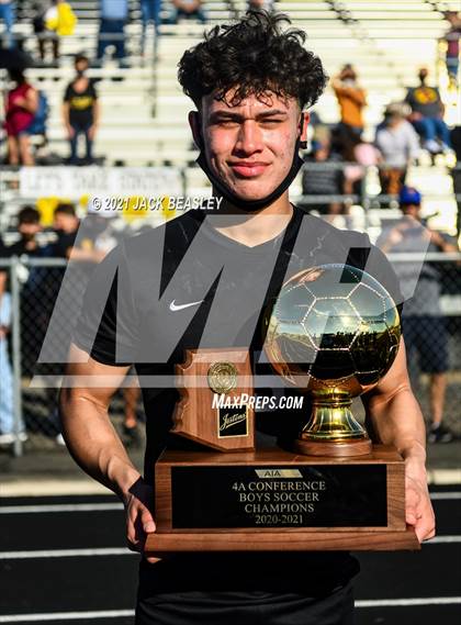 Thumbnail 3 in Salpointe Catholic vs. Walden Grove (AIA 4A Final Trophy Ceremony) photogallery.
