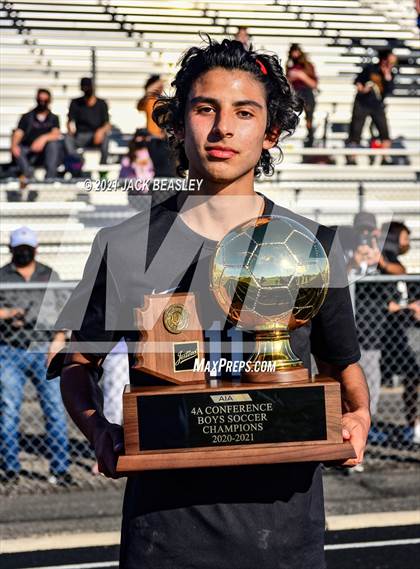 Thumbnail 1 in Salpointe Catholic vs. Walden Grove (AIA 4A Final Trophy Ceremony) photogallery.