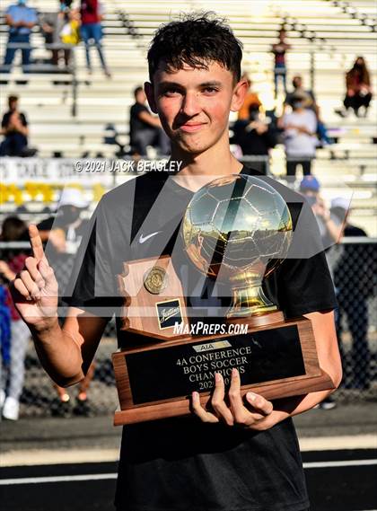 Thumbnail 2 in Salpointe Catholic vs. Walden Grove (AIA 4A Final Trophy Ceremony) photogallery.