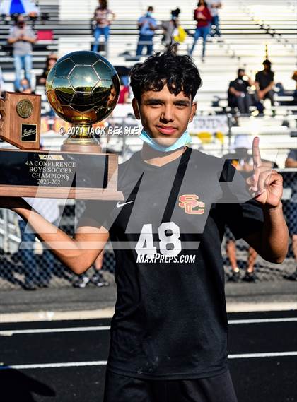 Thumbnail 3 in Salpointe Catholic vs. Walden Grove (AIA 4A Final Trophy Ceremony) photogallery.