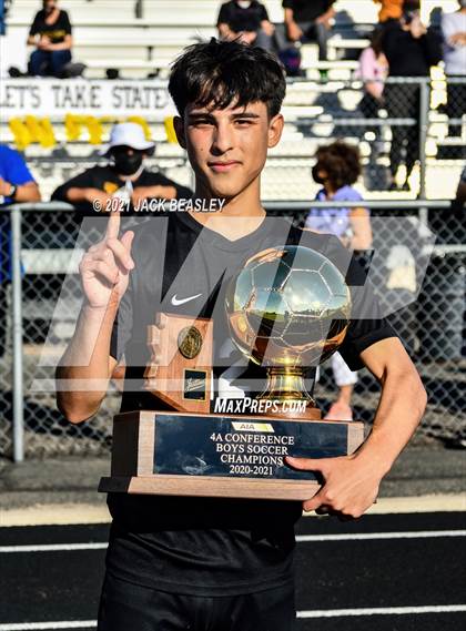 Thumbnail 1 in Salpointe Catholic vs. Walden Grove (AIA 4A Final Trophy Ceremony) photogallery.