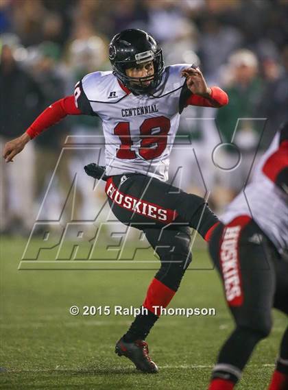 Thumbnail 1 in Centennial vs. De La Salle (CIF State Open Division Final) photogallery.