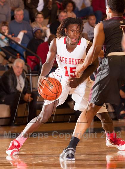 Thumbnail 1 in St. Benedict's Prep vs. Cape Henry Collegiate (Battle by the Bay) photogallery.