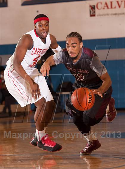 Thumbnail 2 in St. Benedict's Prep vs. Cape Henry Collegiate (Battle by the Bay) photogallery.
