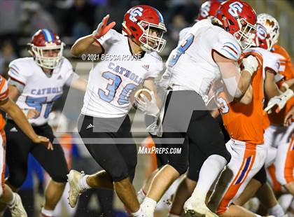 Thumbnail 1 in Marvin Ridge vs Charlotte Catholic (NCHSAA 4A Round 1 Playoff) photogallery.