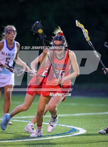 Thumbnail 3 in Kentucky Country Day vs. DuPont Manual (KSLL Semifinal Playoff) photogallery.