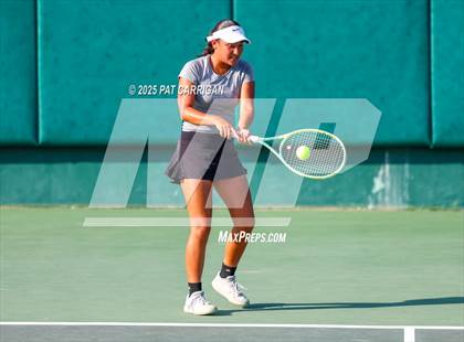 Thumbnail 3 in Centennial vs Flour Bluff Flour (UIL 5A Tennis Final) photogallery.