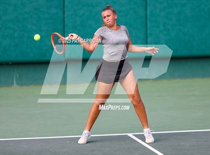 Thumbnail 1 in Centennial vs Flour Bluff Flour (UIL 5A Tennis Final) photogallery.