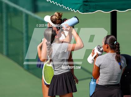 Thumbnail 1 in Centennial vs Flour Bluff Flour (UIL 5A Tennis Final) photogallery.