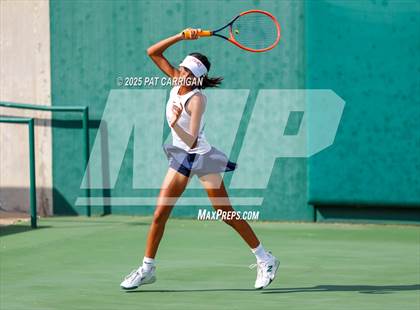Thumbnail 3 in Centennial vs Flour Bluff Flour (UIL 5A Tennis Final) photogallery.