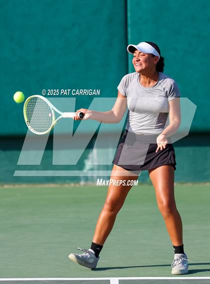 Thumbnail 1 in Centennial vs Flour Bluff Flour (UIL 5A Tennis Final) photogallery.