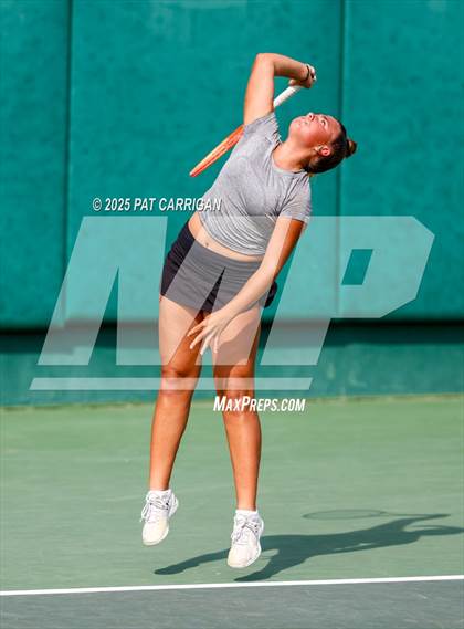 Thumbnail 2 in Centennial vs Flour Bluff Flour (UIL 5A Tennis Final) photogallery.