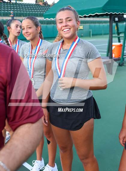 Thumbnail 3 in Centennial vs Flour Bluff Flour (UIL 5A Tennis Final) photogallery.